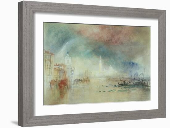 View of Venice from La Giudecca-J. M. W. Turner-Framed Giclee Print