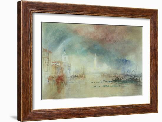 View of Venice from La Giudecca-J. M. W. Turner-Framed Giclee Print