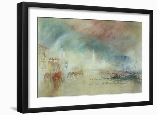 View of Venice from La Giudecca-J. M. W. Turner-Framed Giclee Print