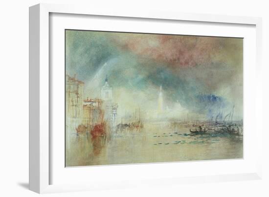 View of Venice from La Giudecca-J. M. W. Turner-Framed Giclee Print