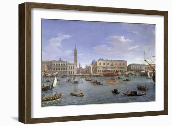 View of Venice from the Island of San Giorgio, 1697-Vanvitelli (Gaspar van Wittel)-Framed Giclee Print