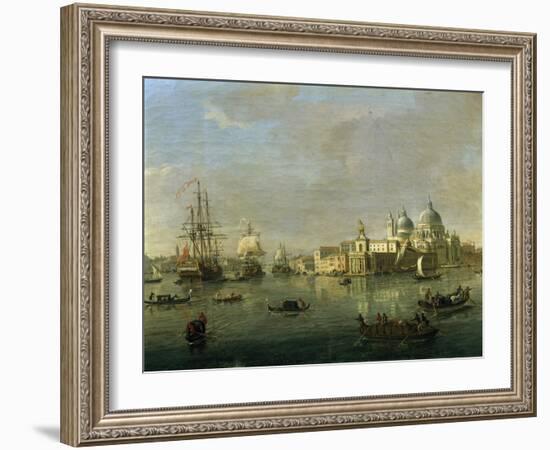 View of Venice with Giudecca and Customs House-Gaspar van Wittel-Framed Giclee Print