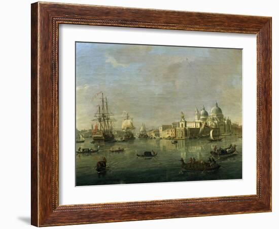 View of Venice with Giudecca and Customs House-Gaspar van Wittel-Framed Giclee Print