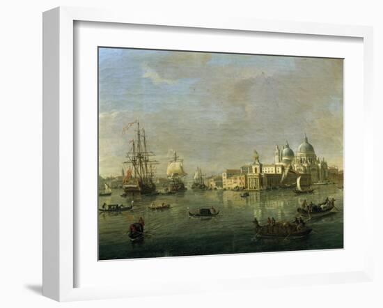 View of Venice with Giudecca and Customs House-Gaspar van Wittel-Framed Giclee Print