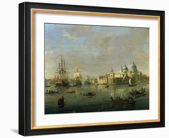 View of Venice with Giudecca and Customs House-Gaspar van Wittel-Framed Giclee Print