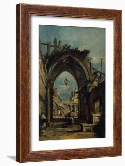 View of Venice-Francesco Guardi-Framed Giclee Print