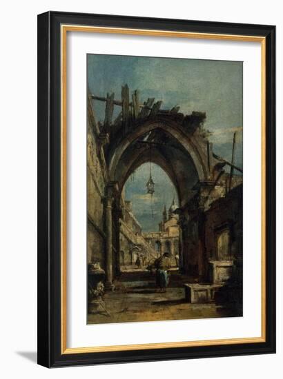 View of Venice-Francesco Guardi-Framed Giclee Print