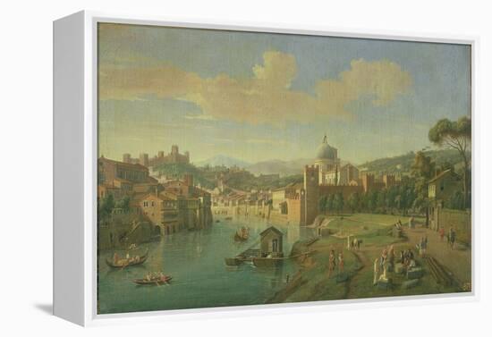 View of Verona-Vanvitelli (Gaspar van Wittel)-Framed Premier Image Canvas