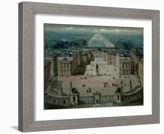 View of Versailles-Luigi Loir-Framed Giclee Print