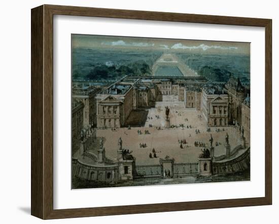 View of Versailles-Luigi Loir-Framed Giclee Print