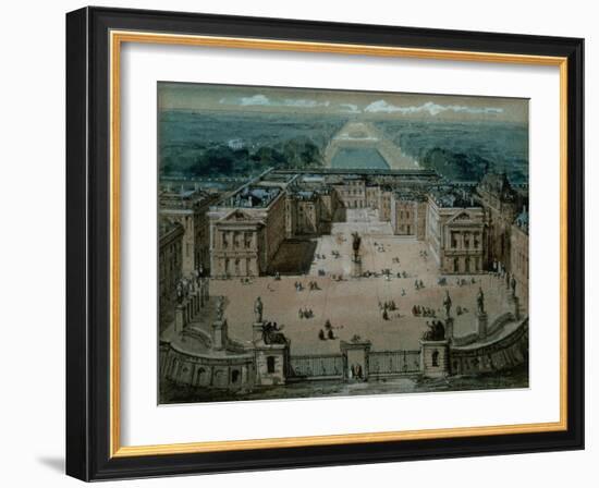 View of Versailles-Luigi Loir-Framed Giclee Print