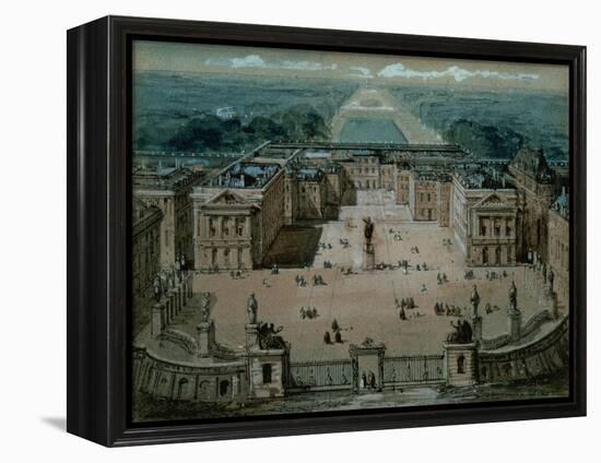 View of Versailles-Luigi Loir-Framed Premier Image Canvas