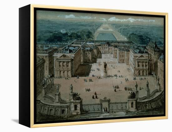 View of Versailles-Luigi Loir-Framed Premier Image Canvas