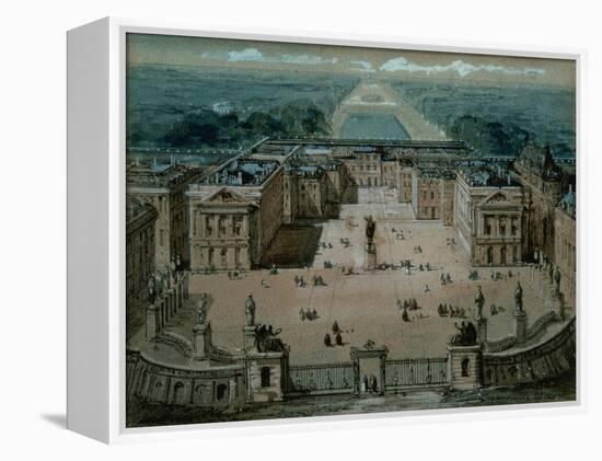 View of Versailles-Luigi Loir-Framed Premier Image Canvas