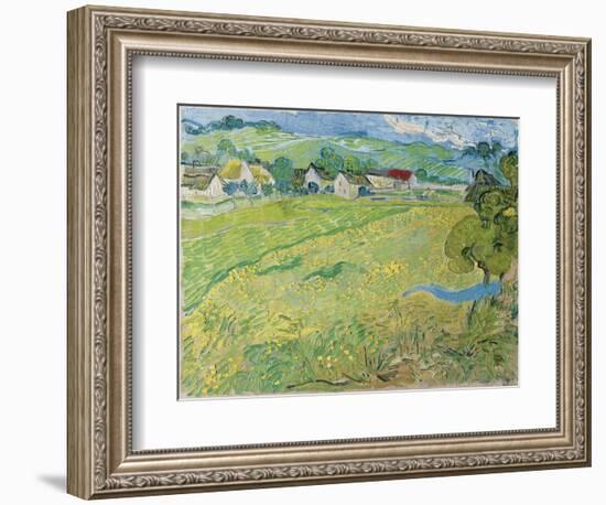 View of Vessenots in Auvers, 1890-Vincent van Gogh-Framed Giclee Print