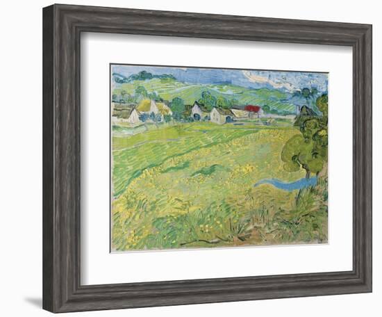 View of Vessenots in Auvers, 1890-Vincent van Gogh-Framed Giclee Print