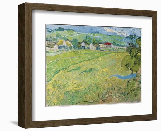 View of Vessenots in Auvers, 1890-Vincent van Gogh-Framed Giclee Print