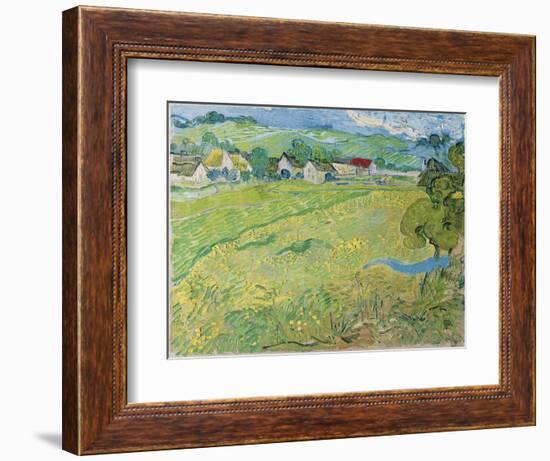 View of Vessenots in Auvers, 1890-Vincent van Gogh-Framed Giclee Print