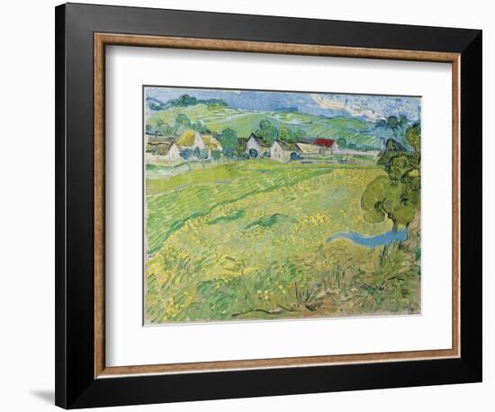 View of Vessenots in Auvers, 1890-Vincent van Gogh-Framed Giclee Print