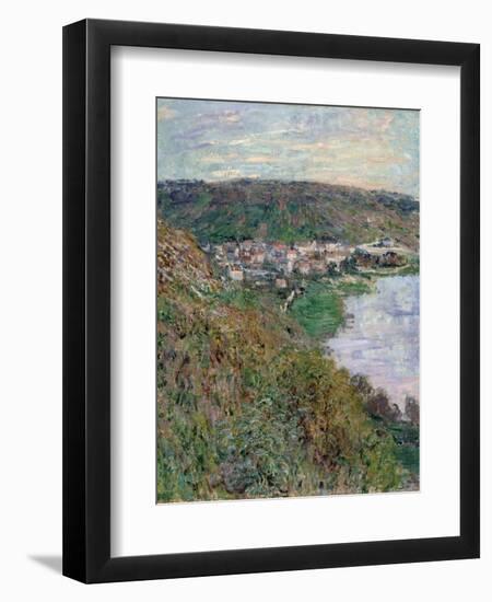 View of Vétheuil, 1880-Claude Monet-Framed Giclee Print