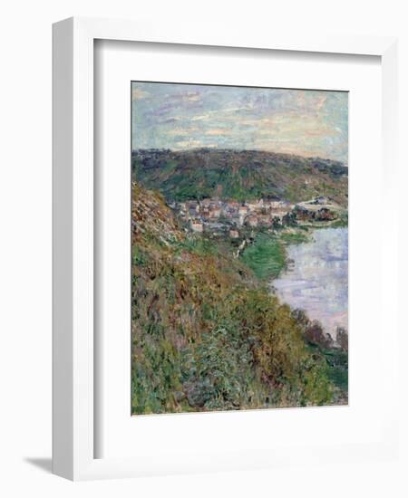 View of Vétheuil, 1880-Claude Monet-Framed Giclee Print