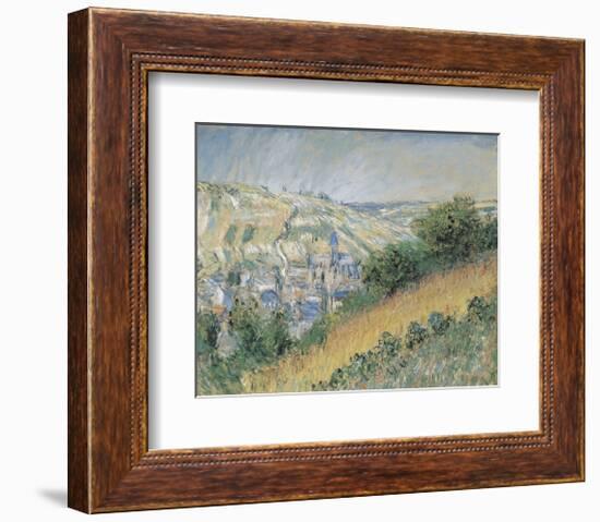 View of Vétheuil, 1881-Claude Monet-Framed Art Print