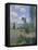 View of Vetheuil-Claude Monet-Framed Stretched Canvas