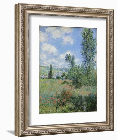 View of Vétheuil-Claude Monet-Framed Giclee Print