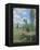 View of Vétheuil-Claude Monet-Framed Premier Image Canvas