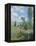 View of Vétheuil-Claude Monet-Framed Premier Image Canvas