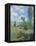 View of Vétheuil-Claude Monet-Framed Premier Image Canvas