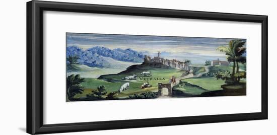 View of Vetralla, 1592-Tarquinio Ligustri-Framed Giclee Print