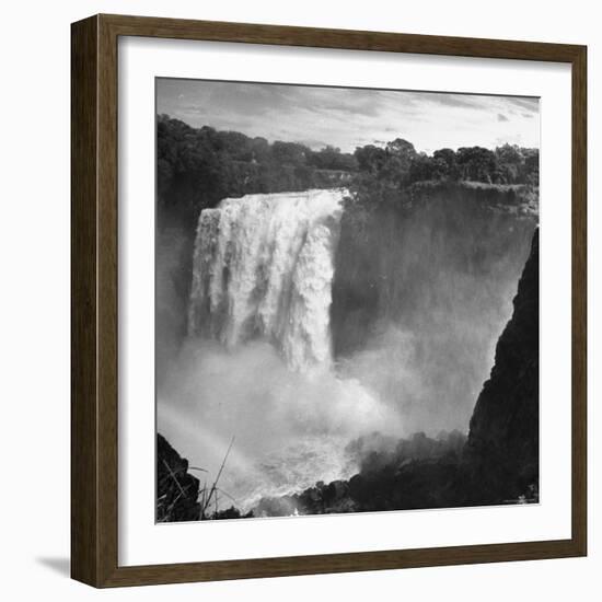 View of Victoria Falls on the Zambesi River-Eliot Elisofon-Framed Photographic Print