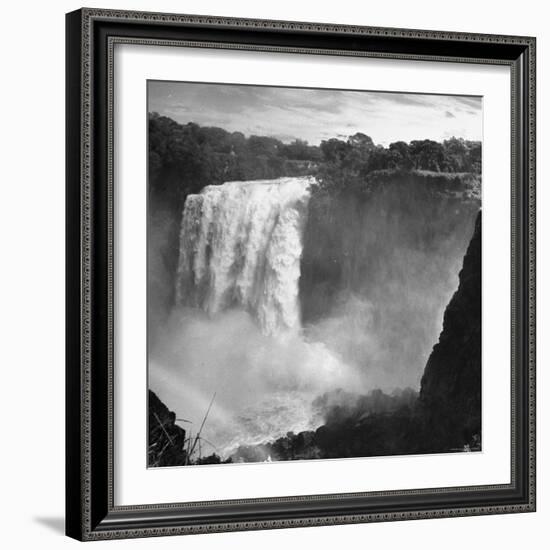 View of Victoria Falls on the Zambesi River-Eliot Elisofon-Framed Photographic Print