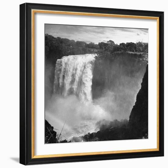 View of Victoria Falls on the Zambesi River-Eliot Elisofon-Framed Photographic Print