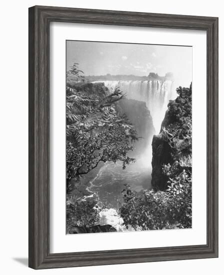 View of Victoria Falls on the Zambesi River-Eliot Elisofon-Framed Photographic Print