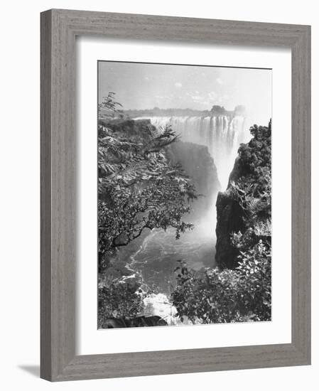 View of Victoria Falls on the Zambesi River-Eliot Elisofon-Framed Photographic Print