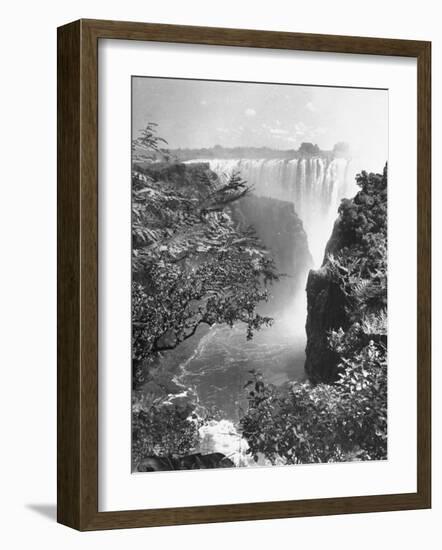 View of Victoria Falls on the Zambesi River-Eliot Elisofon-Framed Photographic Print