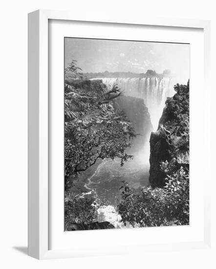 View of Victoria Falls on the Zambesi River-Eliot Elisofon-Framed Photographic Print