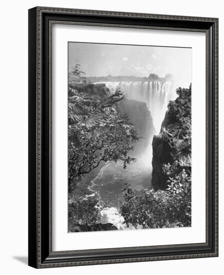 View of Victoria Falls on the Zambesi River-Eliot Elisofon-Framed Photographic Print
