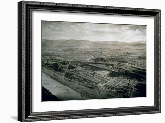 View of Vienna at the Time of the World Exhibition, 1873-Josef Langl-Framed Giclee Print