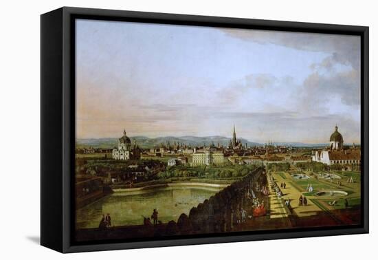 View of Vienna from the Belvedere, Between 1758 and 1761-Bernardo Bellotto-Framed Premier Image Canvas