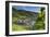 View of vineyards and River Moselle, Bernkastel-Kues, Rhineland-Palatinate, Germany, Europe-Ian Trower-Framed Photographic Print