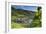 View of vineyards and River Moselle, Bernkastel-Kues, Rhineland-Palatinate, Germany, Europe-Ian Trower-Framed Photographic Print