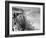 View of Visitors Watching Ice Formations at the American Side of a Frozen Niagara Falls-Margaret Bourke-White-Framed Photographic Print