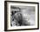 View of Visitors Watching Ice Formations at the American Side of a Frozen Niagara Falls-Margaret Bourke-White-Framed Photographic Print