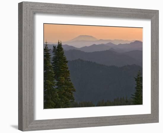 View of Washington Cascade Mountain Ranges, Washington State, USA-Janis Miglavs-Framed Photographic Print