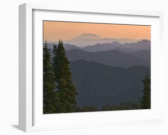 View of Washington Cascade Mountain Ranges, Washington State, USA-Janis Miglavs-Framed Photographic Print