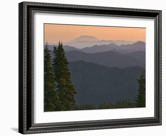 View of Washington Cascade Mountain Ranges, Washington State, USA-Janis Miglavs-Framed Photographic Print