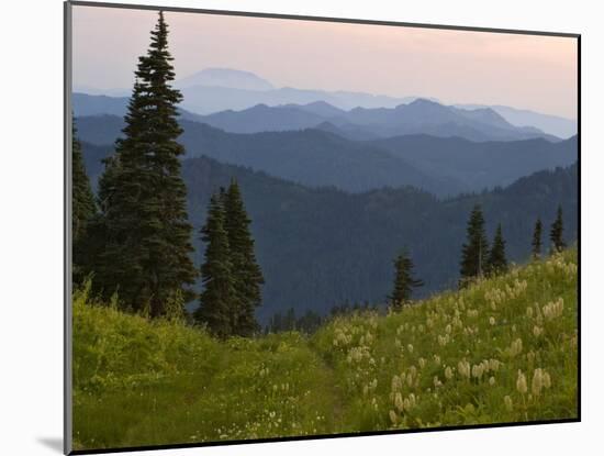 View of Washington Cascade Mountain Ranges, Washington State, USA-Janis Miglavs-Mounted Photographic Print